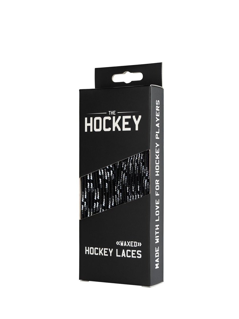 Шнурки THE HOCKEY с пропиткой PRO Черные 305см