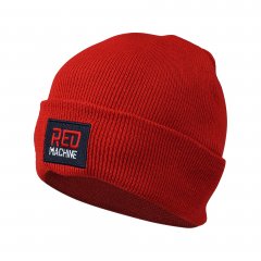 Шапка красная Red Machine без помпона L/XL(58-60), арт.RM1485