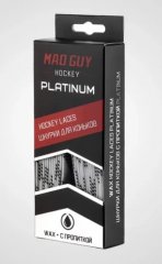 Шнурки MAD GUY PLATINUM 274 см, белые с пропиткой