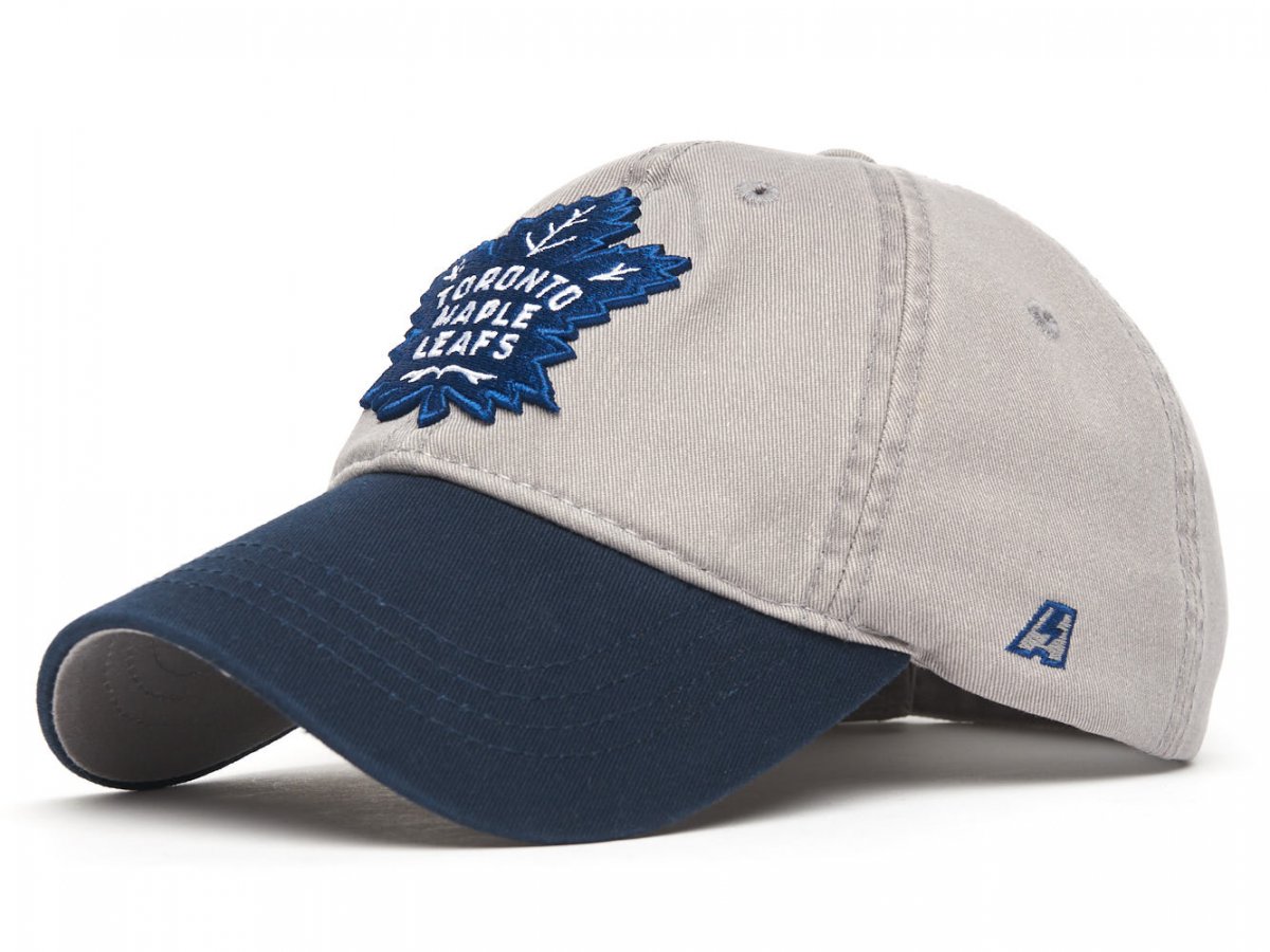 Бейсболка Toronto Maple Leafs, серо-син., 55-58, арт.29057