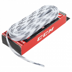 Шнурки CCM PROLINE 84/213 см, белый с пропиткой