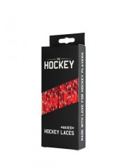 Шнурки THE HOCKEY с пропиткой PRO Красные 274см