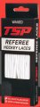 Шнурки судейские TSP REFEREE WAXED  274 см, белые с пропиткой
