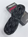 Шнурки Willpower серии Classic 214 см, черные с пропиткой