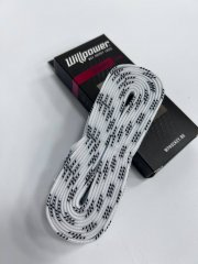 Шнурки Willpower серии Classic 330 см, белые с пропиткой