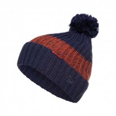Шапка BAUER New Era® RIB STRIPE POM KNIT NAV/ORG-YTH