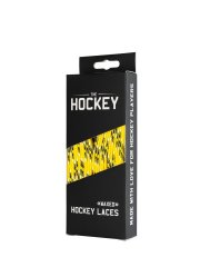 Шнурки THE HOCKEY с пропиткой PRO Желтые 244см