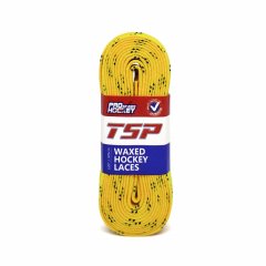 Шнурки TSP Hockey Laces Waxed  213 см, желтые с пропиткой