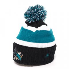 Шапка San Jose Sharks, черн.-бирюз., 55-58, арт.59147